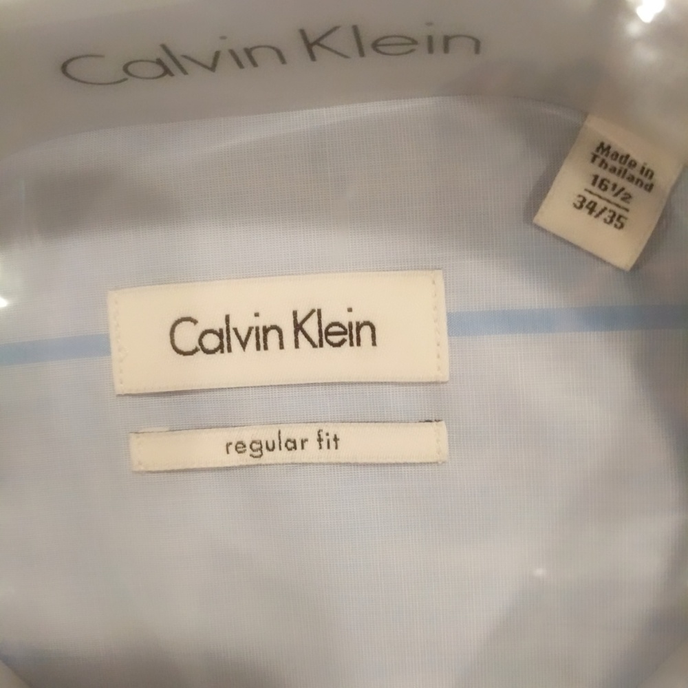 Calvin Klein Dress Shirt - Light Blue - Picture 2 of 5